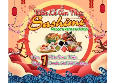 Tuần Lễ Ẩm Thực Sashimi Mua 1 Tặng 1